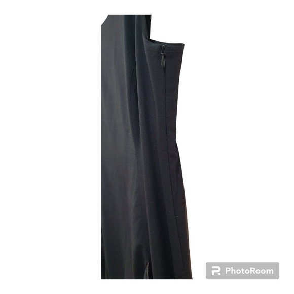 Sarah Pacini Black Dress w Exaggerated Pockets and Elastic Bottom Size 2/Medium - Picture 6 of 11